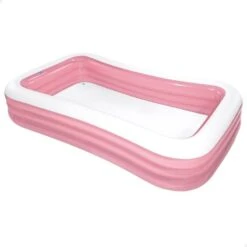 Intex Piscine Gonflable Rectangulaire Givrée Rose