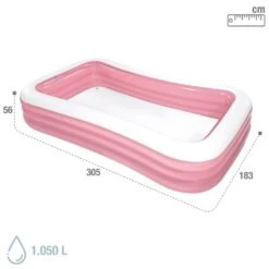 Intex Piscine Gonflable Rectangulaire Givrée Rose 10 Intex Piscine Gonflable Rectangulaire Givrée Rose -Équipement De Natation Boutique piscine gonflable rectangulaire givree rose 3
