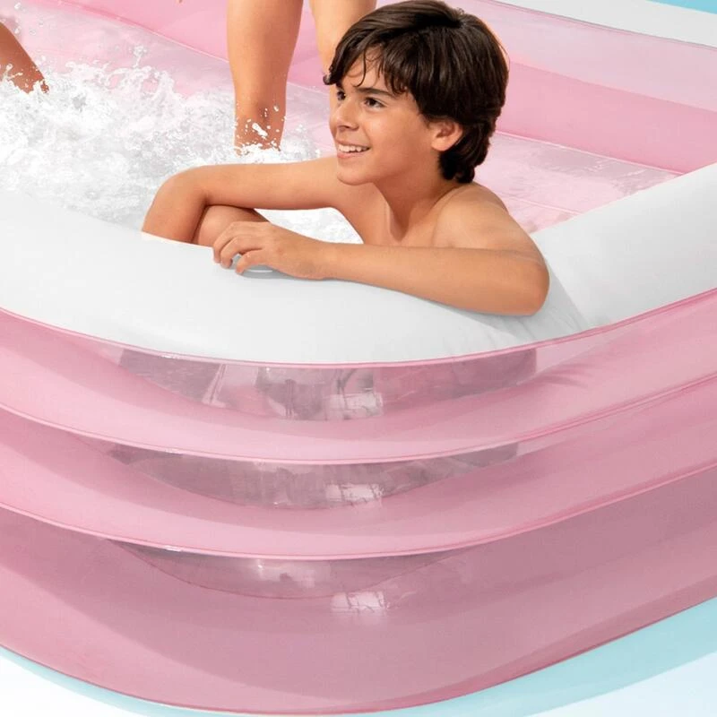 Intex Piscine Gonflable Rectangulaire Givrée Rose 6 Intex Piscine Gonflable Rectangulaire Givrée Rose – Image 6