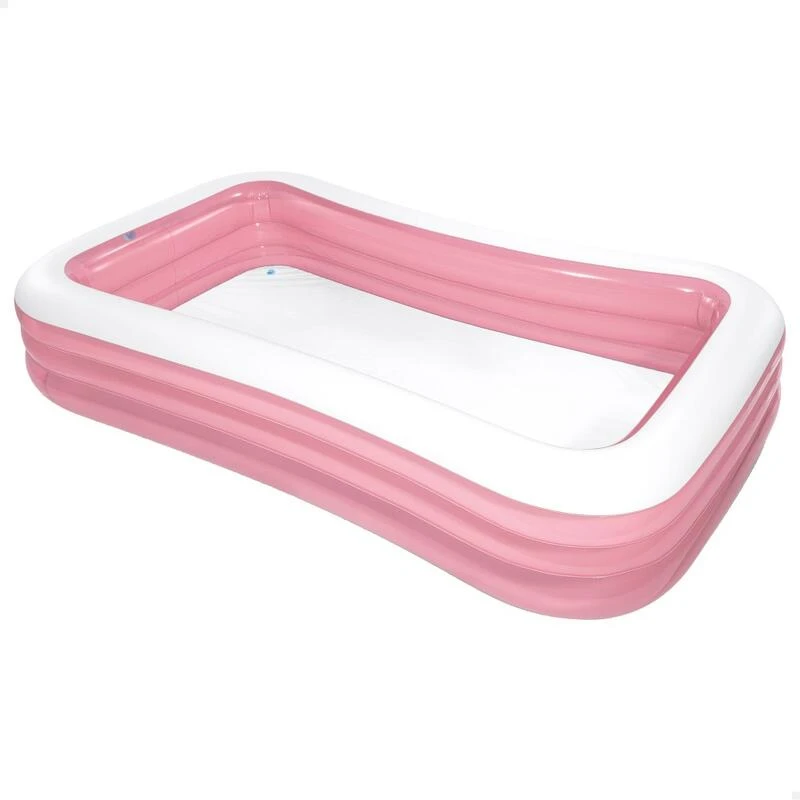 Intex Piscine Gonflable Rectangulaire Givrée Rose 1 Intex Piscine Gonflable Rectangulaire Givrée Rose