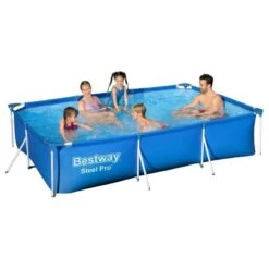 Bestway Piscine Hors Sol Rectangulaire 300 X 201 X 66 Cm