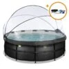 EXIT TOYS Piscine ø427x122cm Avec Kit D'accessoires