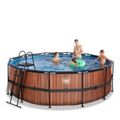 EXIT TOYS Piscine ø427x122cm Avec Pompe Filtrante à Sable -Équipement De Natation Boutique piscine o427x122cm avec pompe filtrante a sable 4