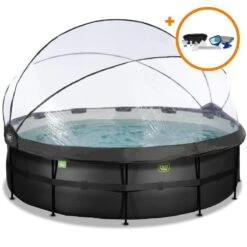 EXIT TOYS Piscine ø488x122cm Avec Kit D'accessoires