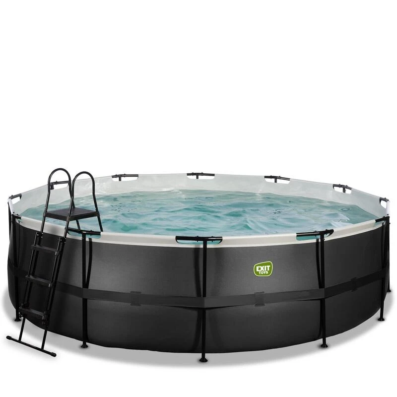 EXIT TOYS Piscine ø488x122cm Avec Pompe Filtrante 1 EXIT TOYS Piscine ø488x122cm Avec Pompe Filtrante