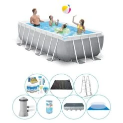 Piscine Plus Des Accessoires - Intex Prism Frame 400x200x100 Cm