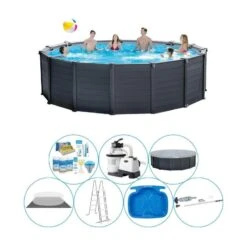 Piscine Super Deal - Intex Graphite Grey Ronde 478x124 Cm