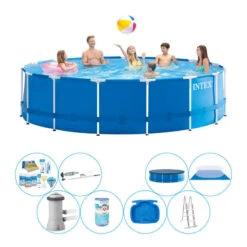 Piscine Super Deal - Intex Metal Frame Ronde 457x122 Cm