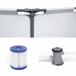 Bestway Piscine Tubulaire - Opalite Blanche - Piscine Ronde 3,6m Avec Pompe De 8 Bestway Piscine Tubulaire - Opalite Blanche - Piscine Ronde 3,6m Avec Pompe De -Équipement De Natation Boutique piscine tubulaire opalite blanche piscine ronde 36m avec pompe de 3