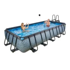 EXIT TOYS Piscine Wood 540x250cm Avec Pompe Filtrante -Équipement De Natation Boutique piscine wood 540x250cm avec pompe filtrante 5