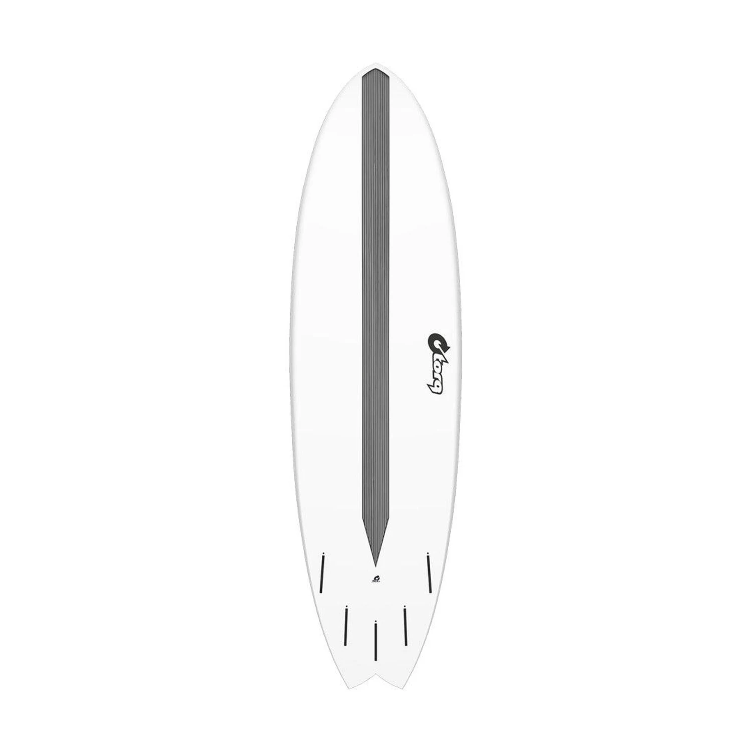 Torq Planche De Surf Fish Modfish TET Cs White/Carbon Strip 5'11 2 Torq Planche De Surf Fish Modfish TET Cs White/Carbon Strip 5'11 – Image 2