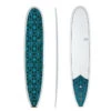 Planche Surf Longboard AQSS Vintage Log Teal 9'6