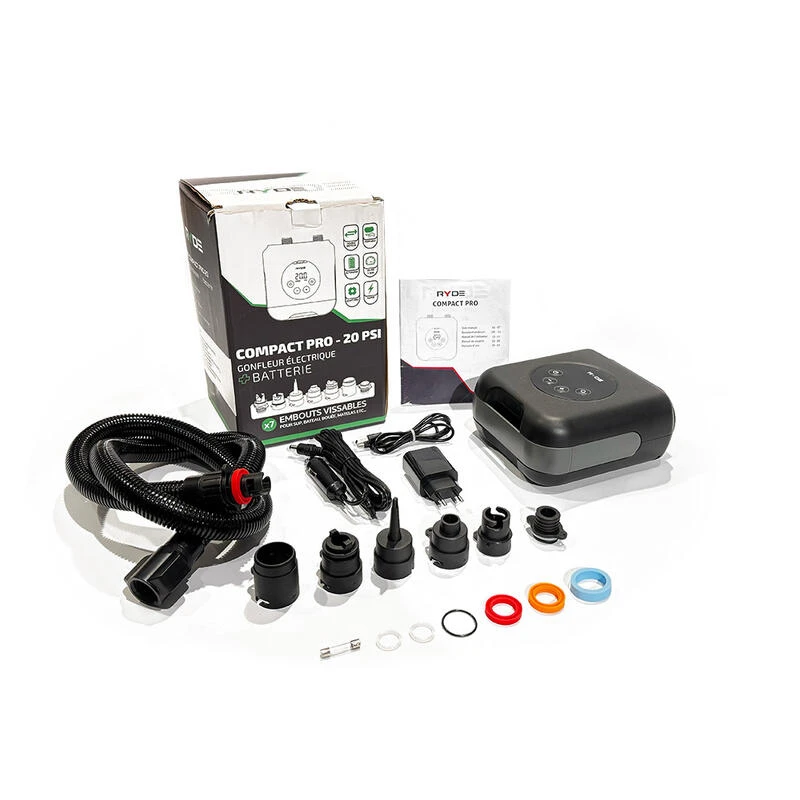 POMPE ELECTRIQUE RYDE E-PUMP COMPACT PRO 20 PSI + BATTERIE 3 POMPE ELECTRIQUE RYDE E-PUMP COMPACT PRO 20 PSI + BATTERIE – Image 3