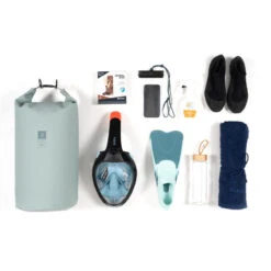 Sac étanche IPX4 20L Kaki 13 Sac étanche IPX4 20L Kaki -Équipement De Natation Boutique sac etanche ipx4 20l kaki 3