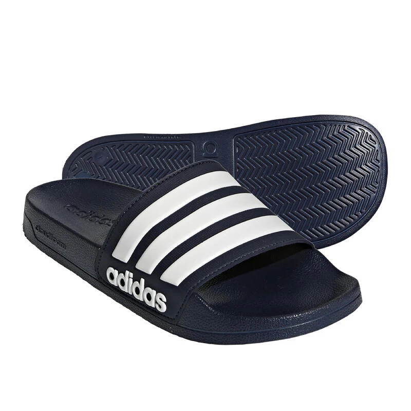 Sandale Claquette ADIDAS ADILETTE SHOWER Bleu Blanc 1 Sandale Claquette ADIDAS ADILETTE SHOWER Bleu Blanc