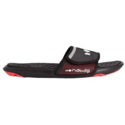 SANDALES NATATION HOMME SLAP 900 SOFT NOIR ROUGE -Équipement De Natation Boutique sandales natation homme slap 900 soft noir rouge 2