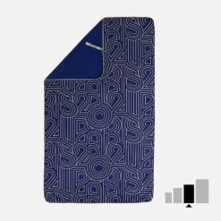 Serviette De Bain Microfibre Compact PARIS 2024 Taille L 80 X 130 Cm