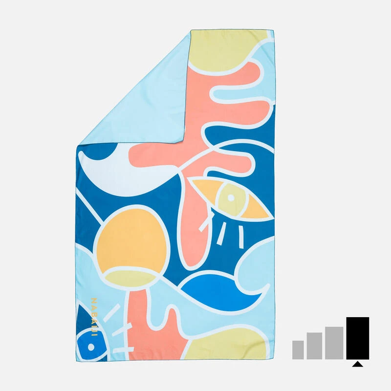Serviette De Bain Microfibre Imprimé Taille XL 110 X 175 Cm 1 Serviette De Bain Microfibre Imprimé Taille XL 110 X 175 Cm