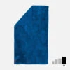 Serviette De Bain Microfibre Ultra Douce Bleu Taille XL 110 X 175 Cm