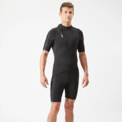 Équipement De Natation Boutique -Équipement De Natation Boutique shorty neoprene 2mm easy avec fermeture diagonale frontal homme frontzip 1