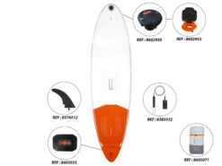 Stand Up Paddle Gonflable De Surf Longboard 500 / 10" 140L -Équipement De Natation Boutique stand up paddle gonflable de surf longboard 500 10 140l 5