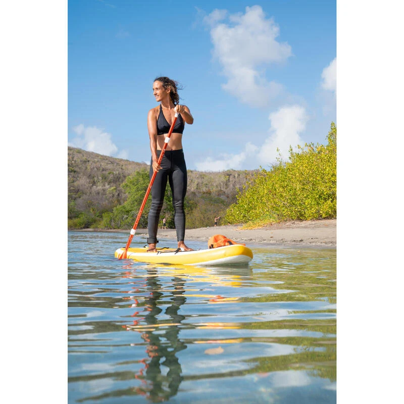 STAND UP PADDLE GONFLABLE DEBUTANT COMPACT S JAUNE-BLANC 2 STAND UP PADDLE GONFLABLE DEBUTANT COMPACT S JAUNE-BLANC – Image 2
