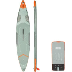 Stand Up Paddle Gonflable Tandem En Dropstitch Renforcé (15' -35"- 6") Vert
