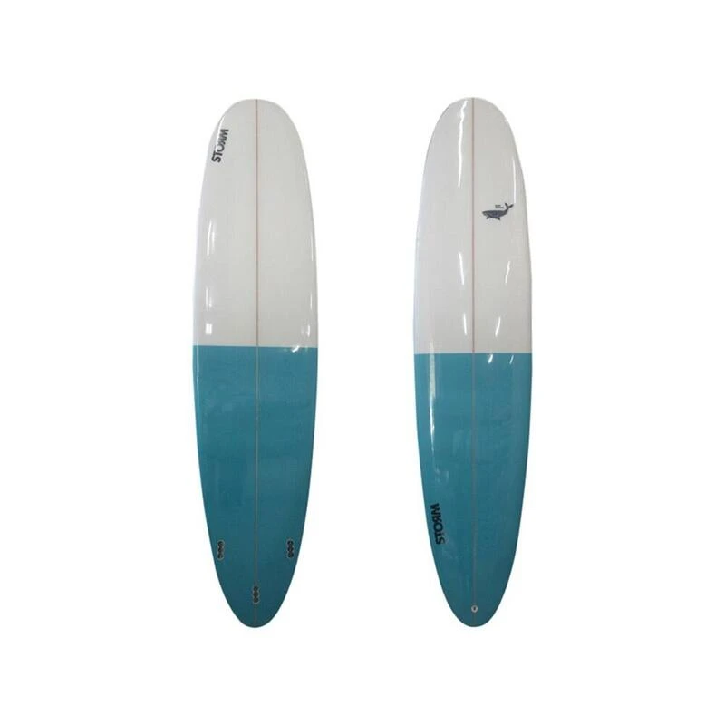 STORM Surfboard - Longboard - 7'2 - Beluga - Round Tail - Blue 1 STORM Surfboard - Longboard - 7'2 - Beluga - Round Tail - Blue