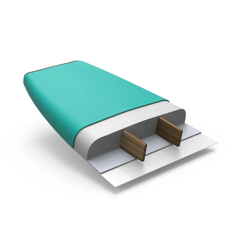 SURF MOUSSE 100 7'5" - Livré Avec Un Leash Et 3 Ailerons 2 SURF MOUSSE 100 7'5" - Livré Avec Un Leash Et 3 Ailerons – Image 2