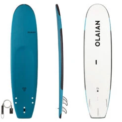 SURF MOUSSE 100 Renforcé 8'2" 100 L + Leash