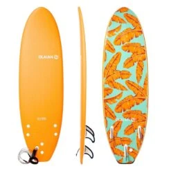 SURF MOUSSE 500 6'. Livrée Avec 1 Leash Et 3 Ailerons.