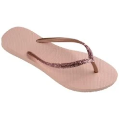 Tong à Enfiler Havaianas Slim Glitter II 4146975 - Femme -Équipement De Natation Boutique tong a enfiler havaianas slim glitter ii 4146975 femme 3