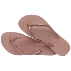 Tong Enfant Havaianas Slim Glitter ME - Enfant -Équipement De Natation Boutique tong enfant havaianas slim glitter me enfant 4