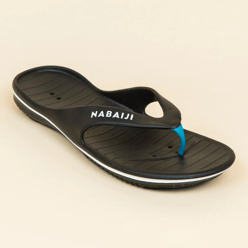 Tongs De Piscine Homme - Tonga 500 - Noir Bleu Blanc 4 Tongs De Piscine Homme - Tonga 500 - Noir Bleu Blanc – Image 4