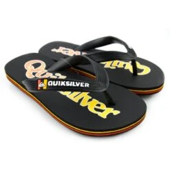 Tongs Noir/Orange Enfant Quiksilver Molokai Fineline -Équipement De Natation Boutique tongs noirorange enfant quiksilver molokai fineline 3