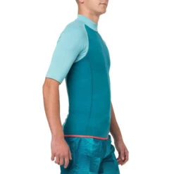 Top Néoprène 100 Manches Courtes Homme Turquoise -Équipement De Natation Boutique top neoprene 100 manches courtes homme turquoise 3