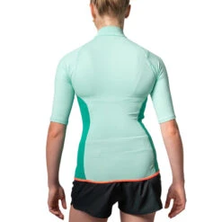Top Thermique Néoprène 100 Manches Courtes Femme Turquoise -Équipement De Natation Boutique top thermique neoprene 100 manches courtes femme turquoise 4