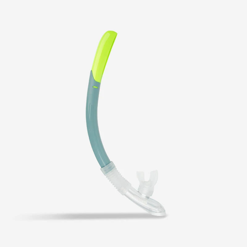 Tuba Plongée Avec Soupape - 100 Vert Clair 1 Tuba Plongée Avec Soupape - 100 Vert Clair